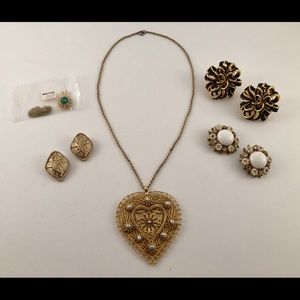 Vintage Heart Neklace